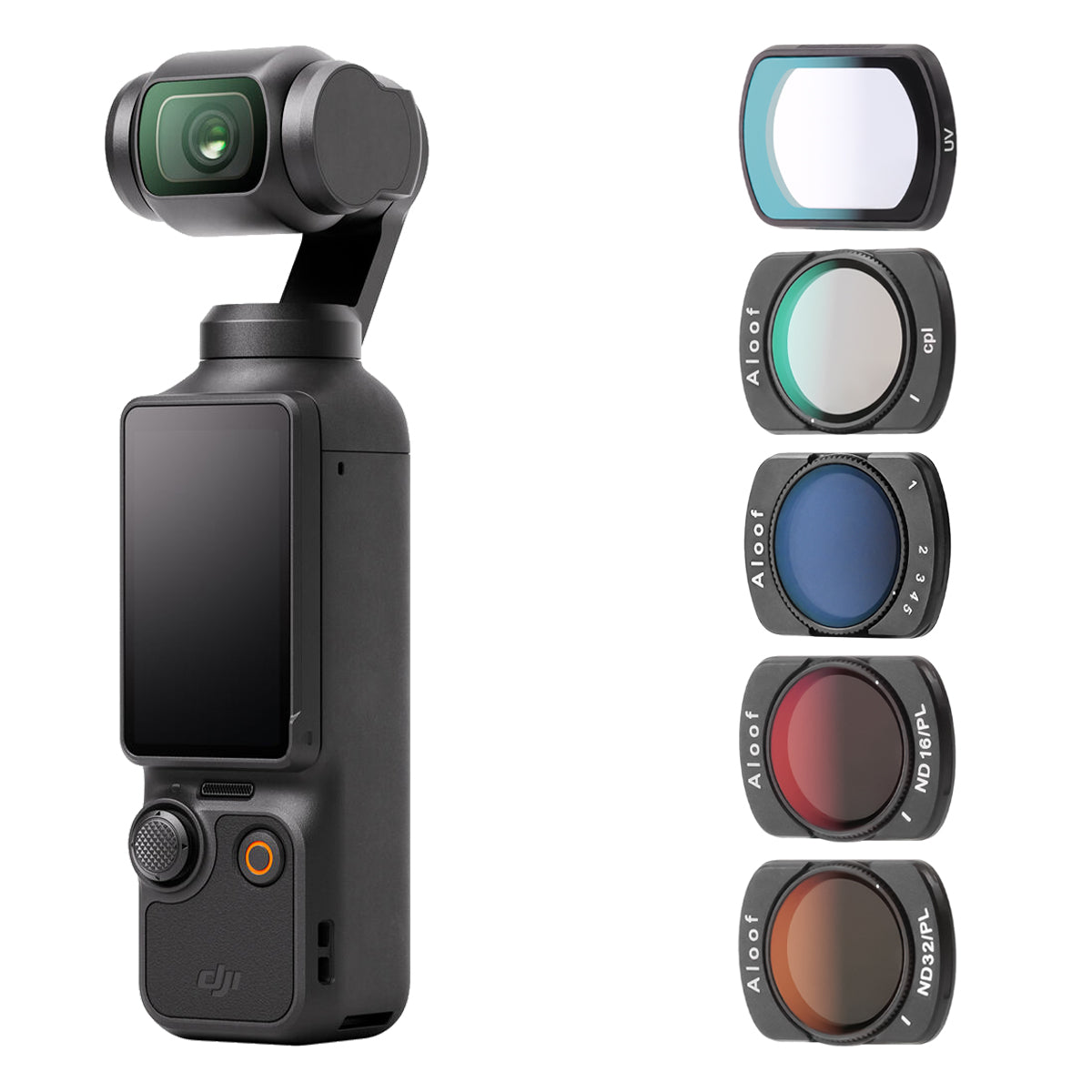 Osmo Pocket 4/3 専用 CPL ND KIT | CPL＋ND16＋ND32＋ND64 | Aloof（アルーフ）